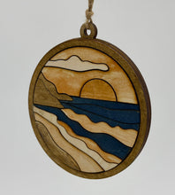 Load image into Gallery viewer, Ocean Sunset Ornament
