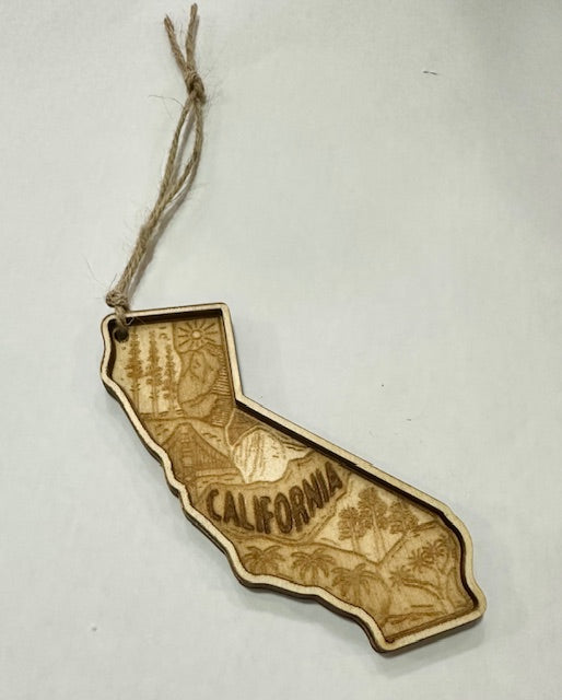 California Ornament