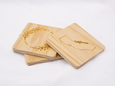 Wood Coaster - customizable