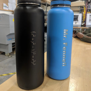Water Bottle Engraving (you supply the bottle)