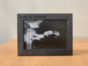 Personalized Engraved Picture Frame